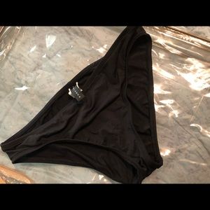 Womens black bikini bottom